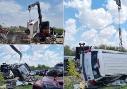 Destruye la FGR vehículos blindados; fueron incautados en choques con la delincuencia