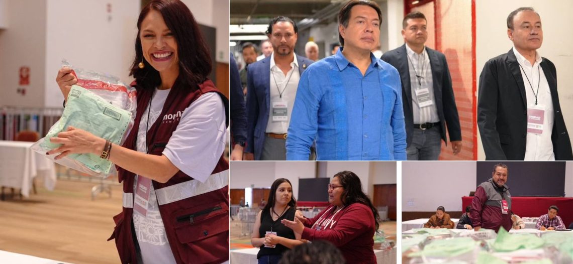 Detalles del conteo de Morena que se inició en la Ciudad de México