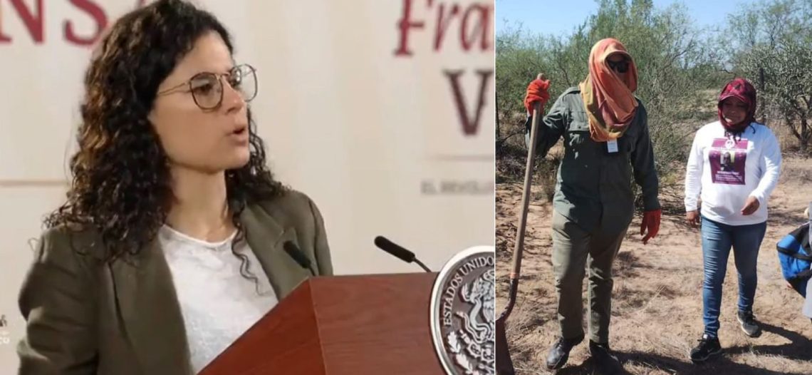 Madres Buscadoras de Sonora no fueron agredidas, asegura Luisa María Alcalde