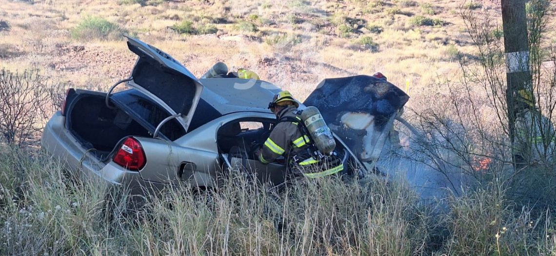 Muere automovilista en accidente carretera Empalme a Guaymas
