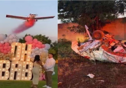 Muere piloto de avioneta en fiesta de revelación del sexo de un bebé en Navolato, Sinaloa
