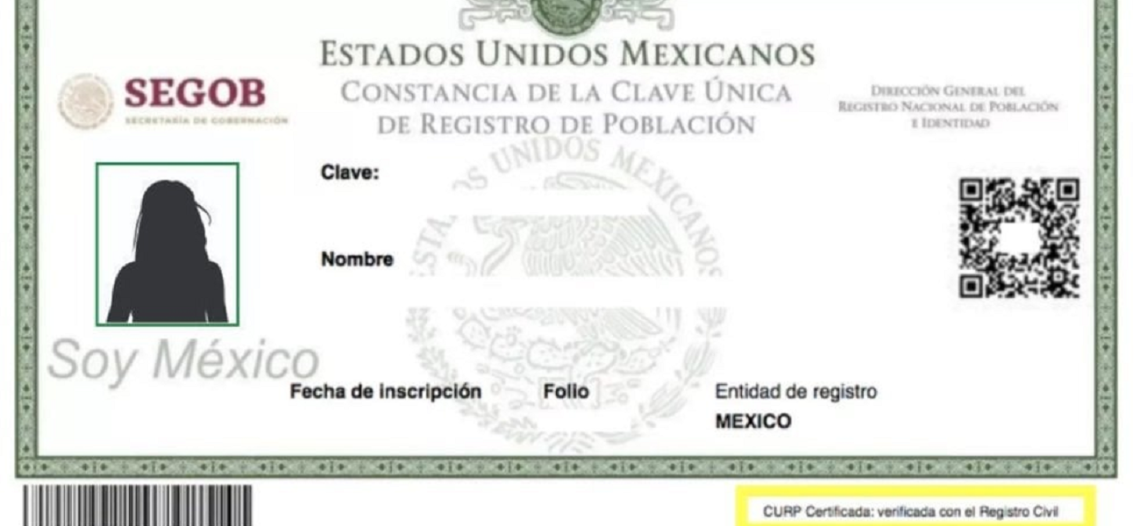 Avala Senado dictamen de Morena para creación de CURP con fotografía