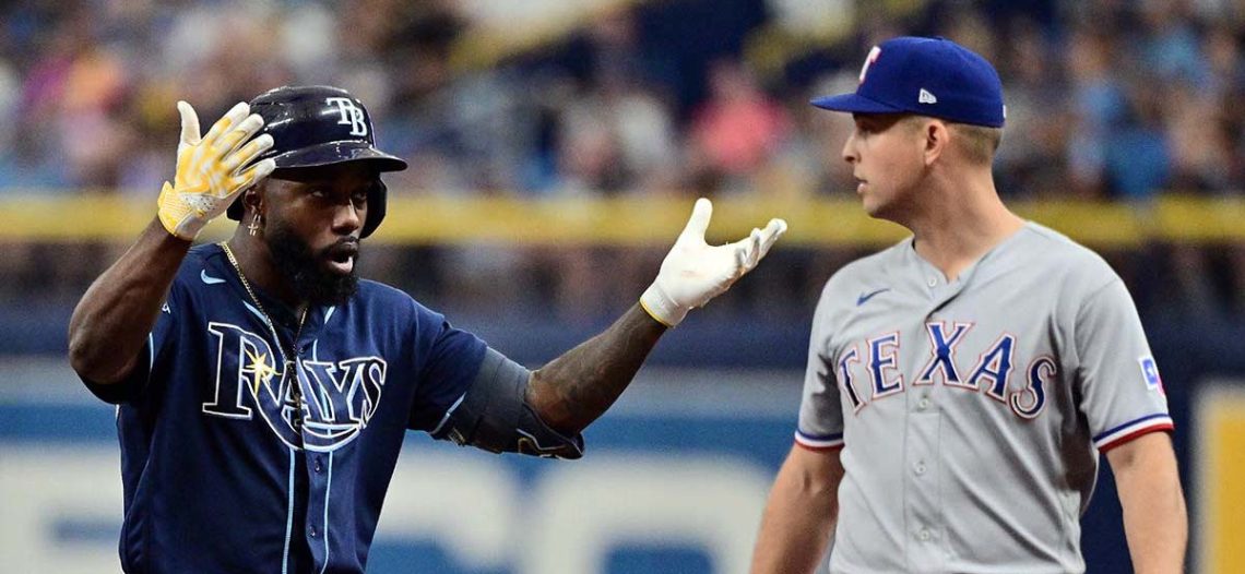 Rays de Arozarena y Paredes caen eliminados a manos de Rangers