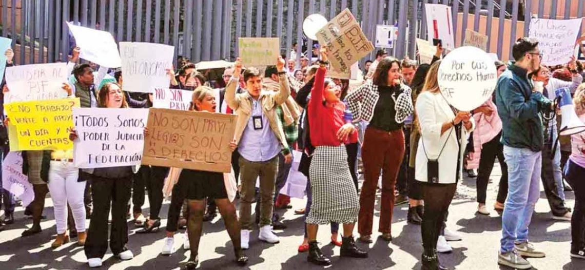 El Poder Judicial se va a paro nacional; trabajadores no laborarán entre hoy y martes