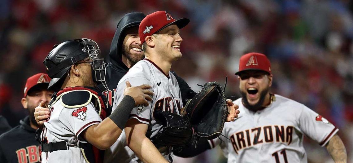 D’Backs vence a Phillies y será rival de los Rangers en la Serie Mundial