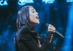 Danna Paola venció uno de sus grandes miedos tras cantar Himno Nacional