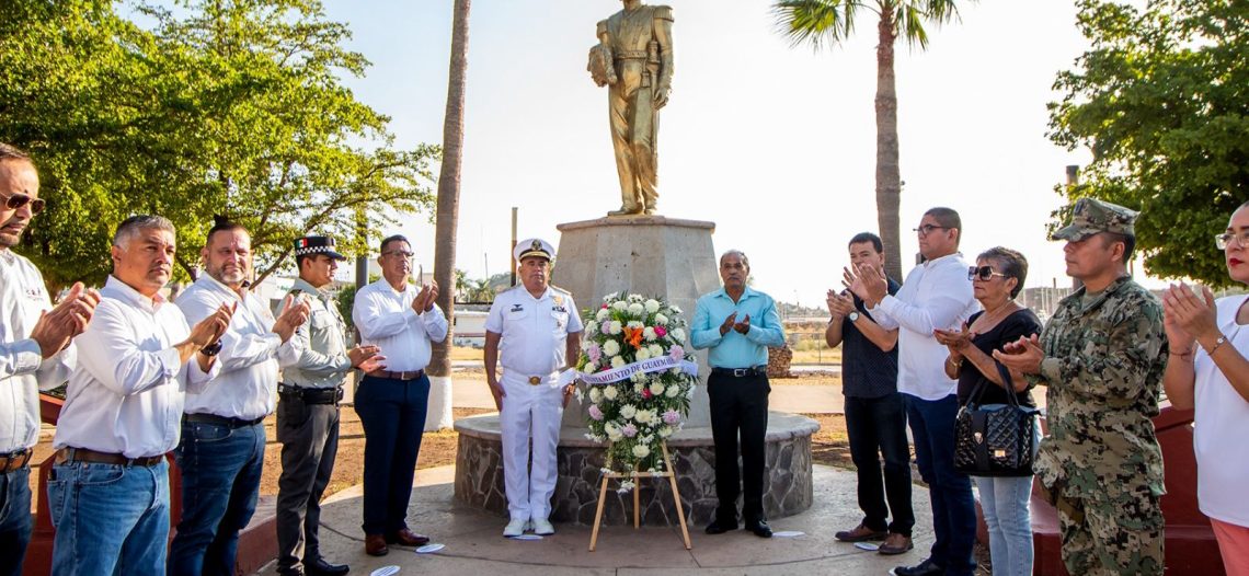 Realiza Ayuntamiento de Guaymas ceremonia en honor al CCXIX Aniversario del natalicio del General José María Yáñez.