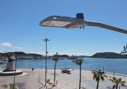 Mantiene Ayuntamiento de Guaymas trabajos de mejora en el alumbrado público