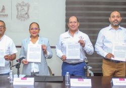 Firma Ayuntamiento de Guaymas Convenio de coordinación para la administración de los servicios catastrales municipales.
