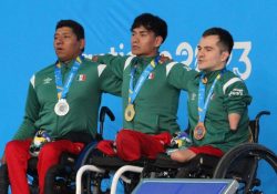 ¡Supremacía mexicana! 1-2-3 y récord caen en Natación de Parapanamericanos