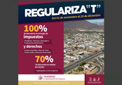 Pone en marcha Ayuntamiento de Guaymas descuentos a través del programa “Regulariza T”
