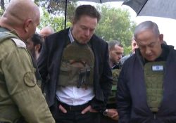 Netanyahu muestra a Elon Musk el kibutz donde secuestraron a Abigail Edan