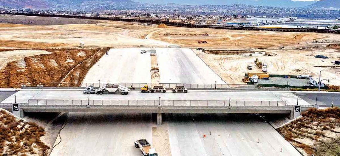 Aceleran trabajos para nueva garita; conectará California y BC