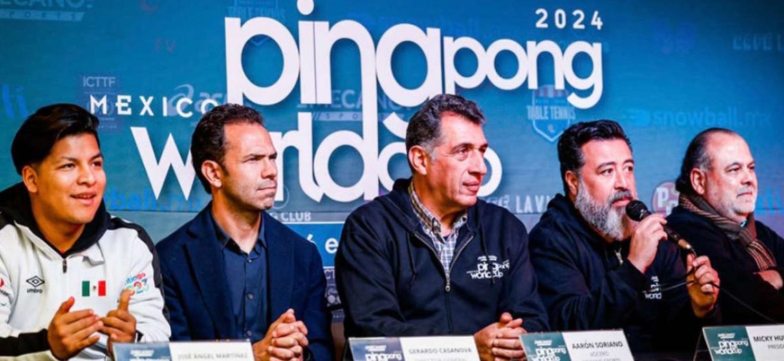 Ping Pong World Cup Mexico 2024 listo para su primera edición