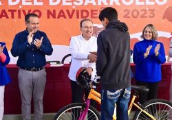 Beneficiamos a jóvenes y familias con «En Bici y Mano con Mano»: Alfonso Durazo
