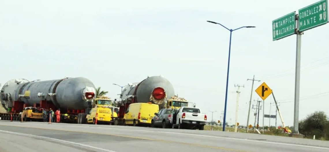 Entran al país reactores para la refinería de Tula