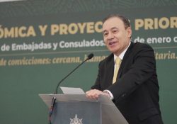Impulsa Gobernador Durazo Plan Sonora ante embajadores y cónsules de México