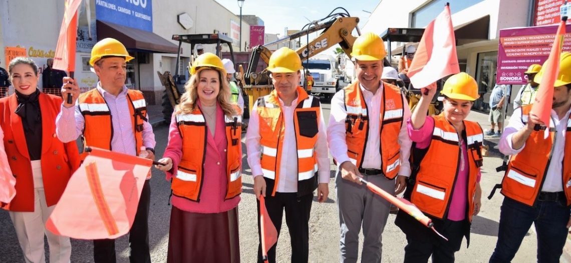 Inicia Gobernador Durazo modernización vial del centro histórico de Hermosillo