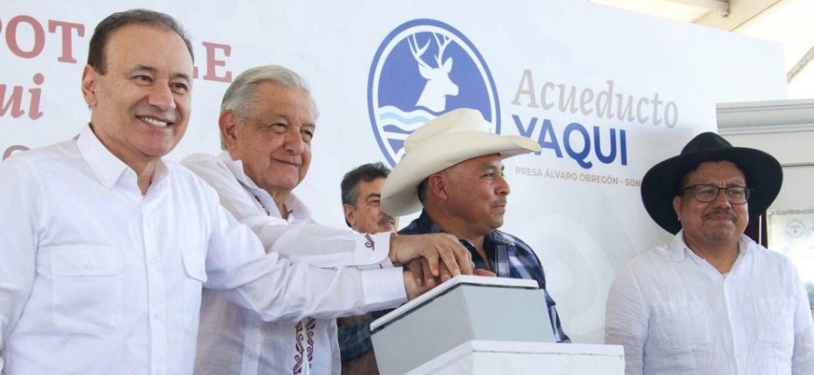 Cumplen demanda histórica de llevar agua potable a 50 comunidades Yaquis