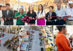Entregan a vecinos de fraccionamiento Luis Donaldo Colosio obra de pavimentación con concreto hidráulico.