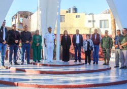Celebra Ayuntamiento de Guaymas Día de la Bandera.
