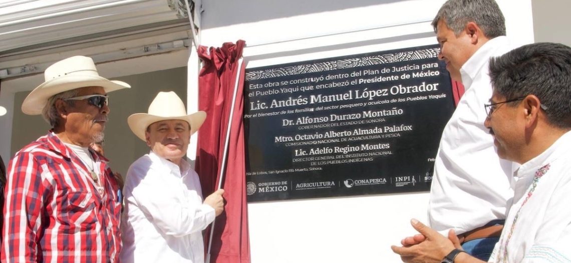 Obra y equipamiento para Desarrollo Pesquero para la justicia del Pueblo Yaqui