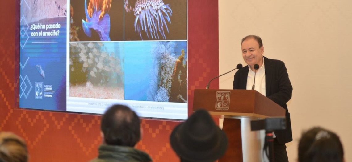 Anuncia Gobernador Durazo Sistema Arrecifal Artificial único en Latinoamérica