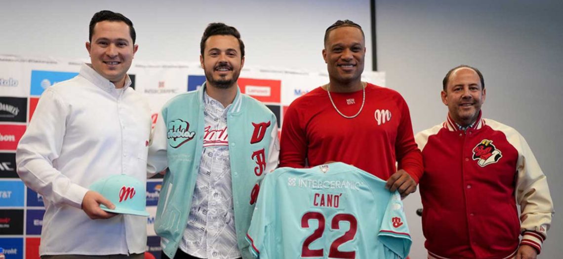 Diablos Rojos del México presentan a Robinson Canó como refuerzo