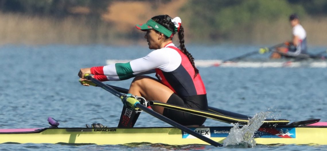 La mexicana Kenia Lechuga logra su pase en remo a París 2024