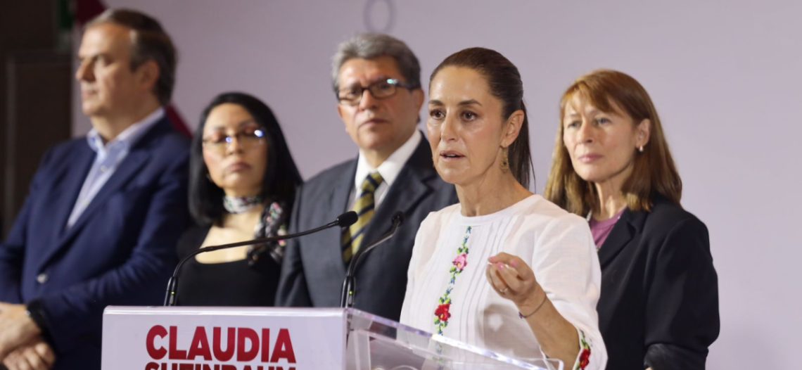 Claudia Sheinbaum presenta a su equipo de campaña; suma a Marcelo Ebrard