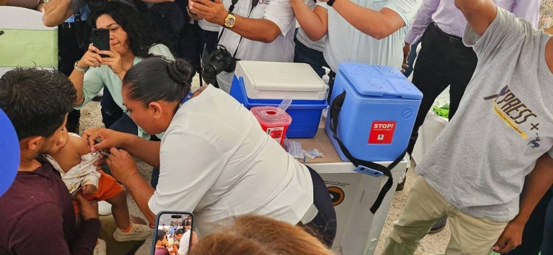 México participa en Jornada Simultánea Fronteriza Binacional de Inmunización