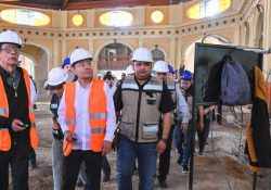 Supervisión de obras de rehabilitación del Mercado Municipal en Hermosillo