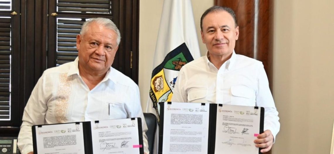 Gobierno celebra convenio con IMPI para promover la propiedad industrial
