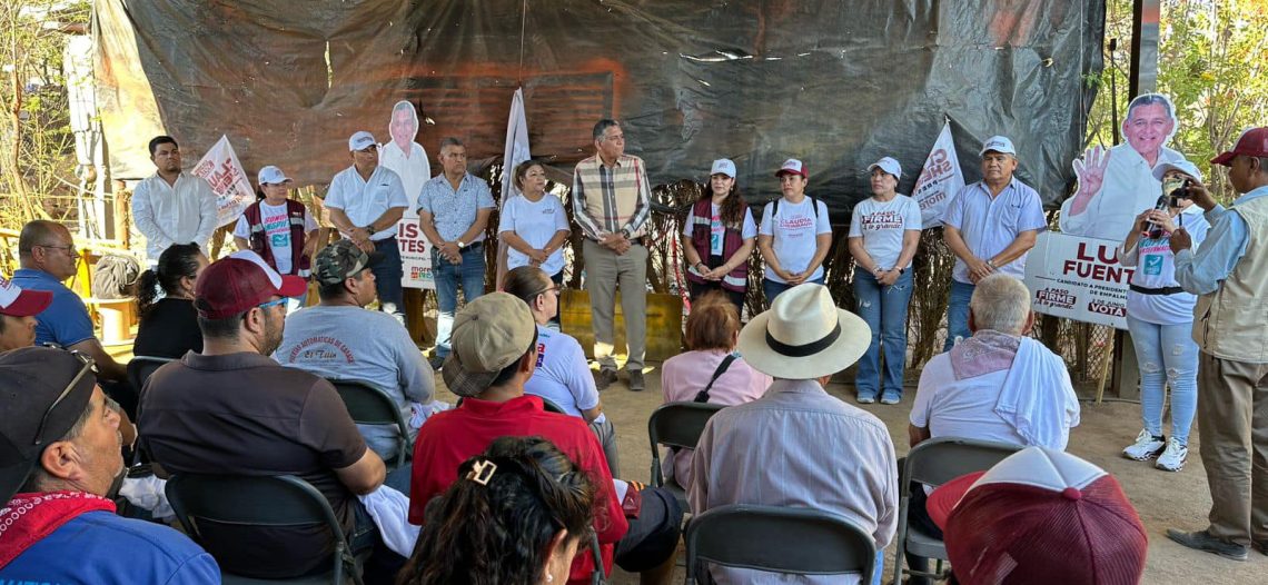 Luis Fuentes cierra actividades de campaña en colonias