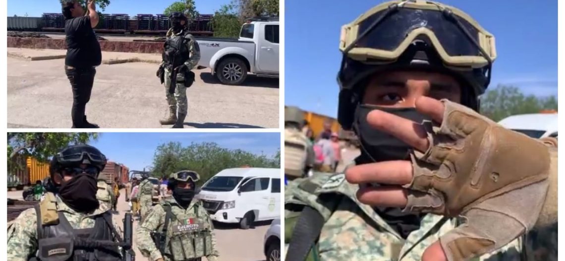 Ejército de nuevo actúa contra migrantes; impide el trabajo de la prensa en Empalme