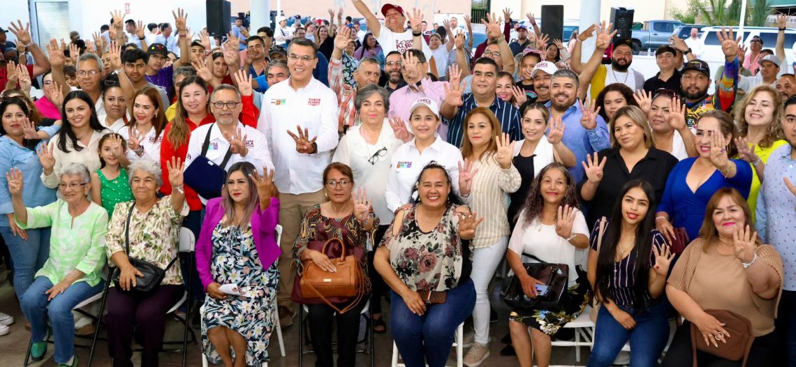 Expone proyectos de trabajo para Guaymas la candidata a la presidencia municipal doctora Karla Córdova González a empresarios locales