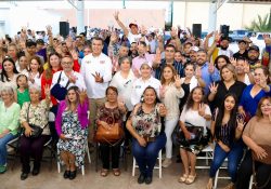 Expone proyectos de trabajo para Guaymas la candidata a la presidencia municipal doctora Karla Córdova González a empresarios locales