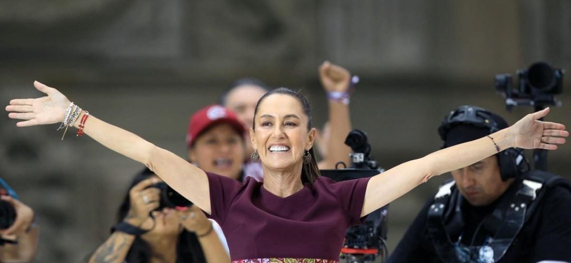 Cierra su campaña Claudia Sheinbaum: “En la elección se juega la democracia o el autoritarismo”