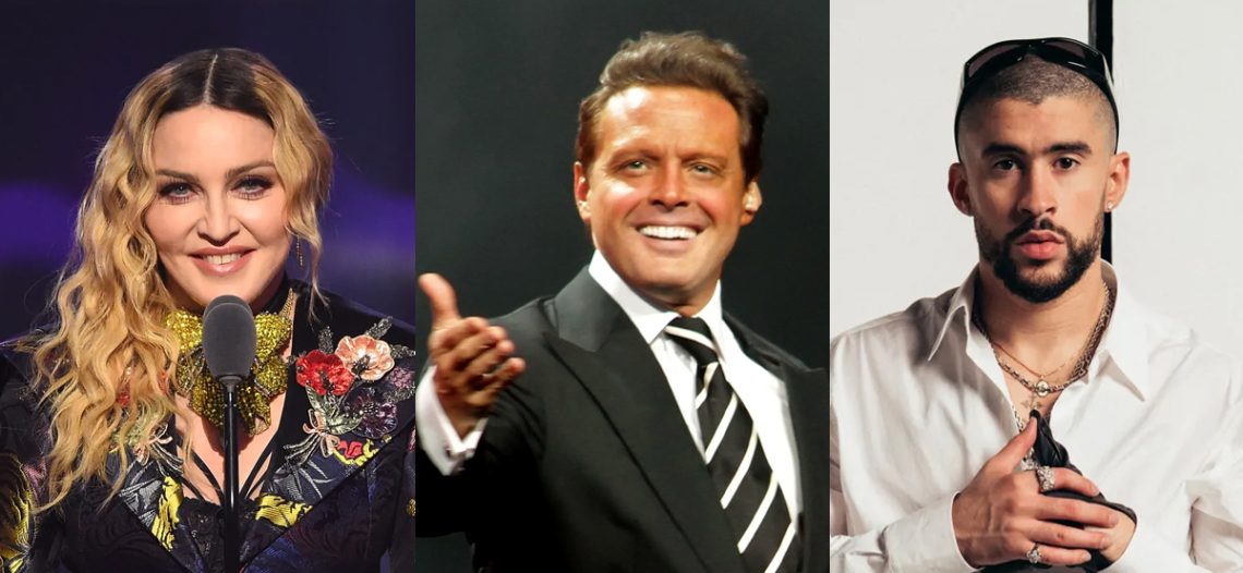 Madonna, Luis Miguel y Bad Bunny lideran las giras más exitosas del año