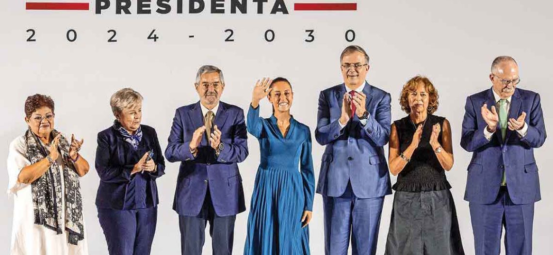 Claudia Sheinbaum presenta a los primeros seis integrantes de su gabinete