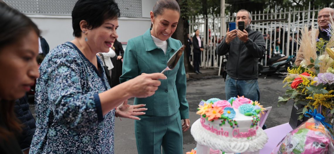 Así celebró su “cumple” 62, la próxima presidenta de México