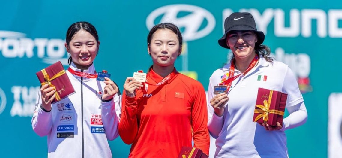 Puntería de bronce; Alejandra Valencia destaca en Turquía