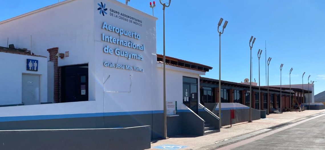 Aeropuertos de Guaymas y Obregón complementan potencialidades del Puerto de Guaymas