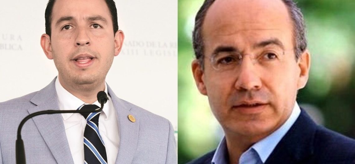 El expresidente Calderón critica al presidente del PAN, por agandallar senaduría