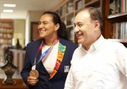 Destaca Gobernador Durazo medalla olímpica de Alejandra Valencia