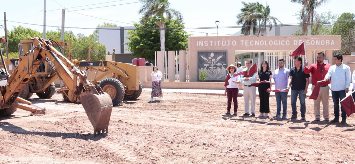 Realiza Ayuntamiento de Guaymas arranque de obra en el acceso a ITSON.