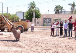 Realiza Ayuntamiento de Guaymas arranque de obra en el acceso a ITSON.