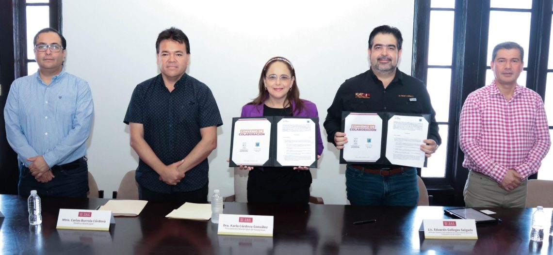 Realiza Ayuntamiento de Guaymas forma de convenio con ICATSON.