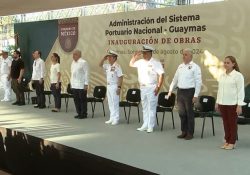 «Habrá continuidad en el fortalecimiento del Puerto de Guaymas»; Claudia Sheinbaum, Presidenta electa de Mexico, en su visita en Guaymas.