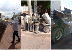 Participan familias en Jornada de Descacharre promovida por el Ayuntamiento de Guaymas